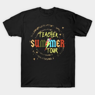 Teacher The Freedom Tour 2024 Summer Last Day of School T-Shirt